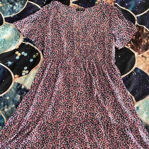 SHEIN Plus Floral Babydoll Dress